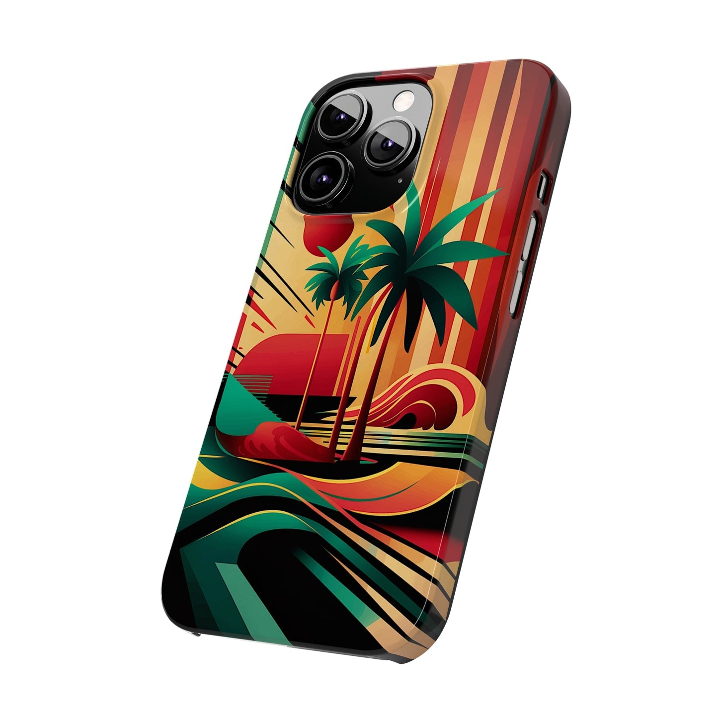 Beach Painting Slim Phone Case - Colorwink