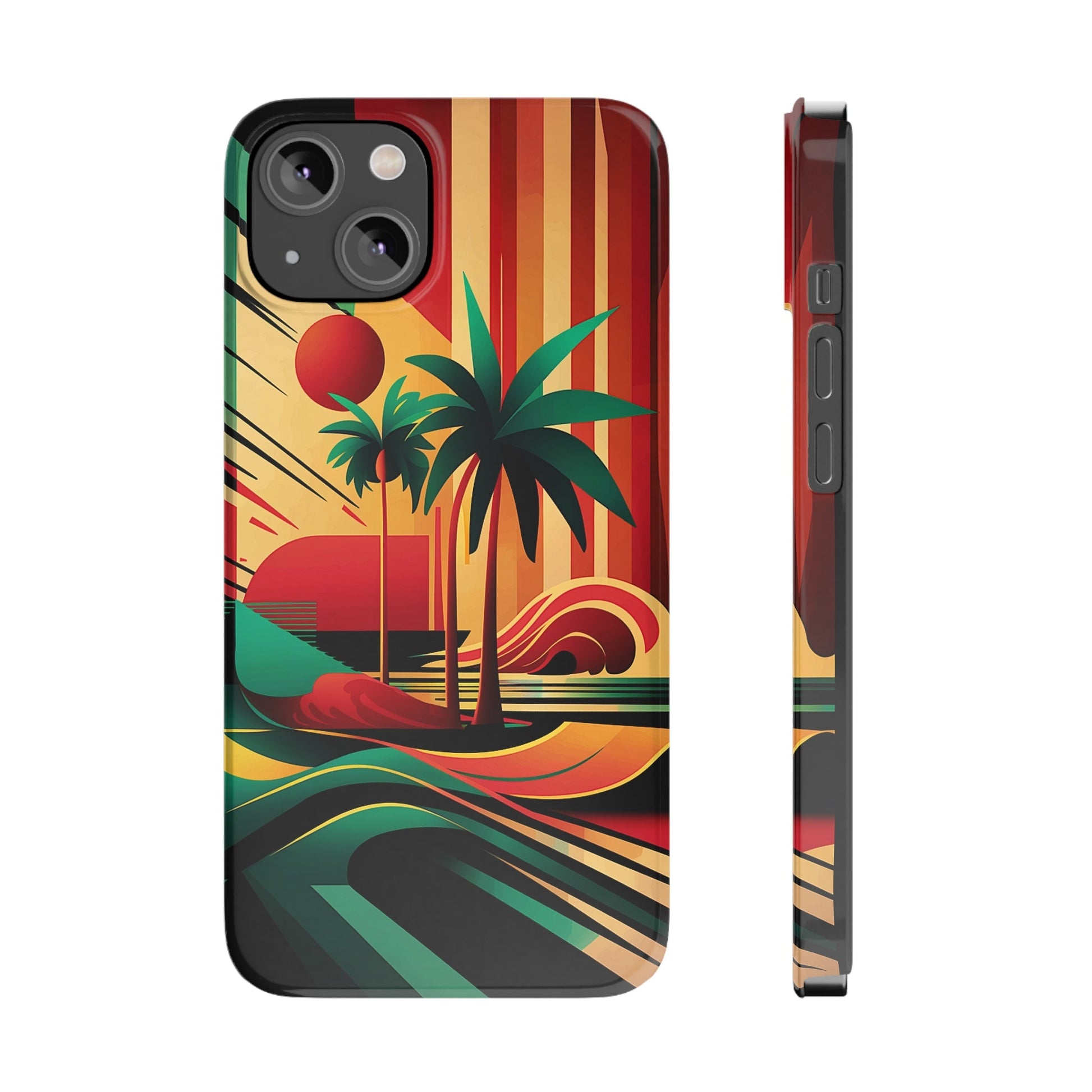 Beach Painting Slim Phone Case - Colorwink