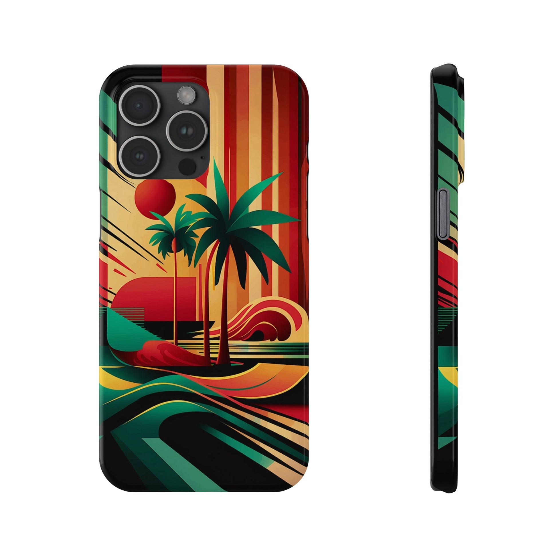 Beach Painting Slim Phone Case - Colorwink