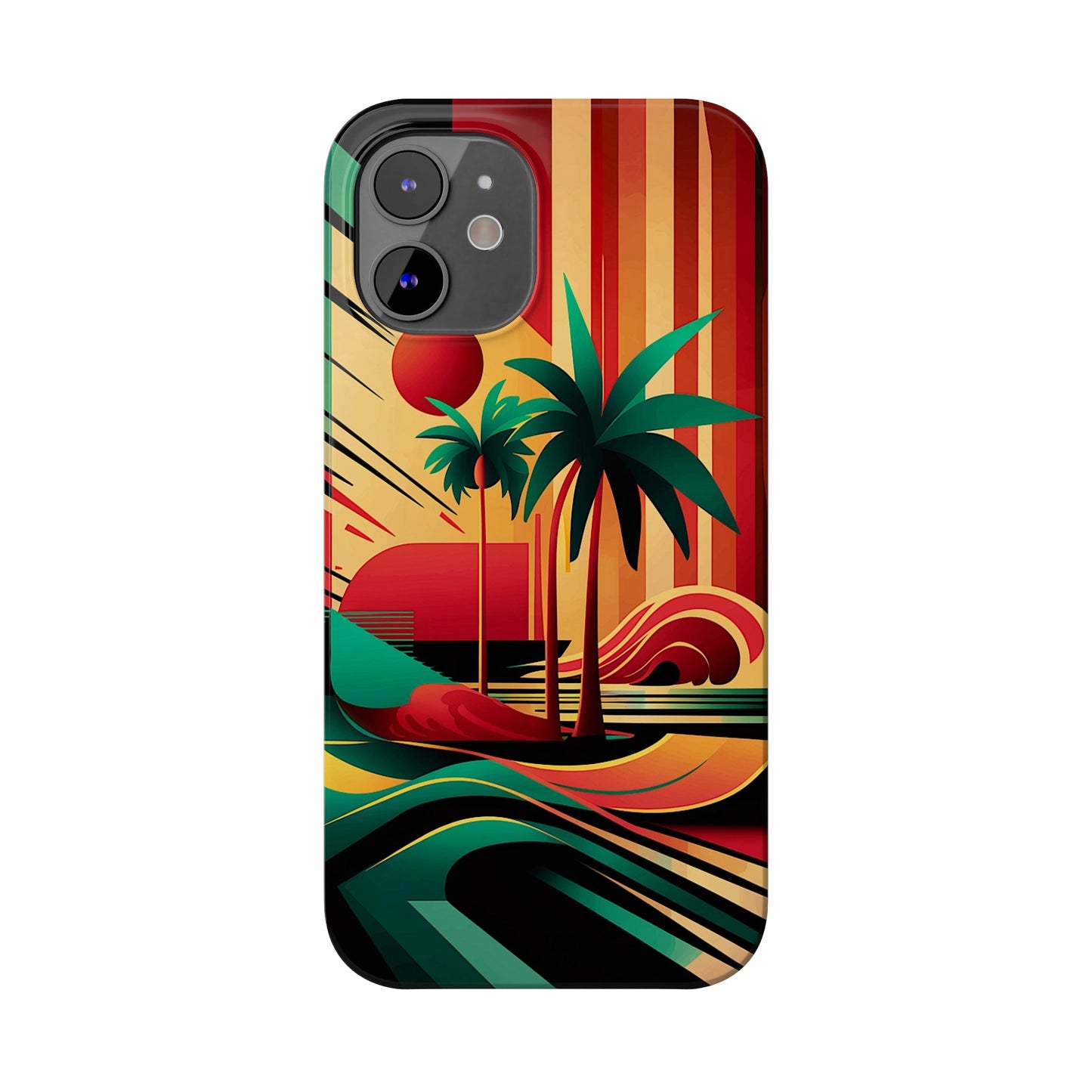 Beach Painting Slim Phone Case - Colorwink