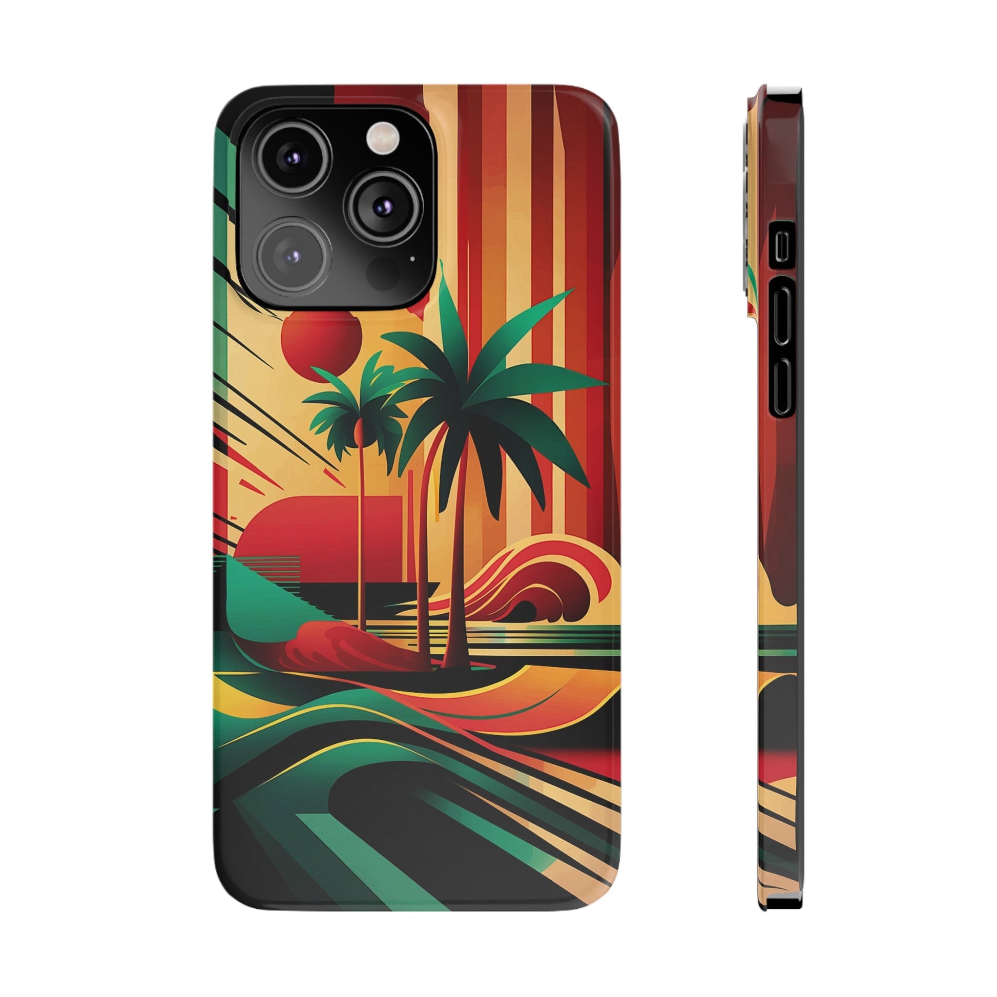 Beach Painting Slim Phone Case - Colorwink