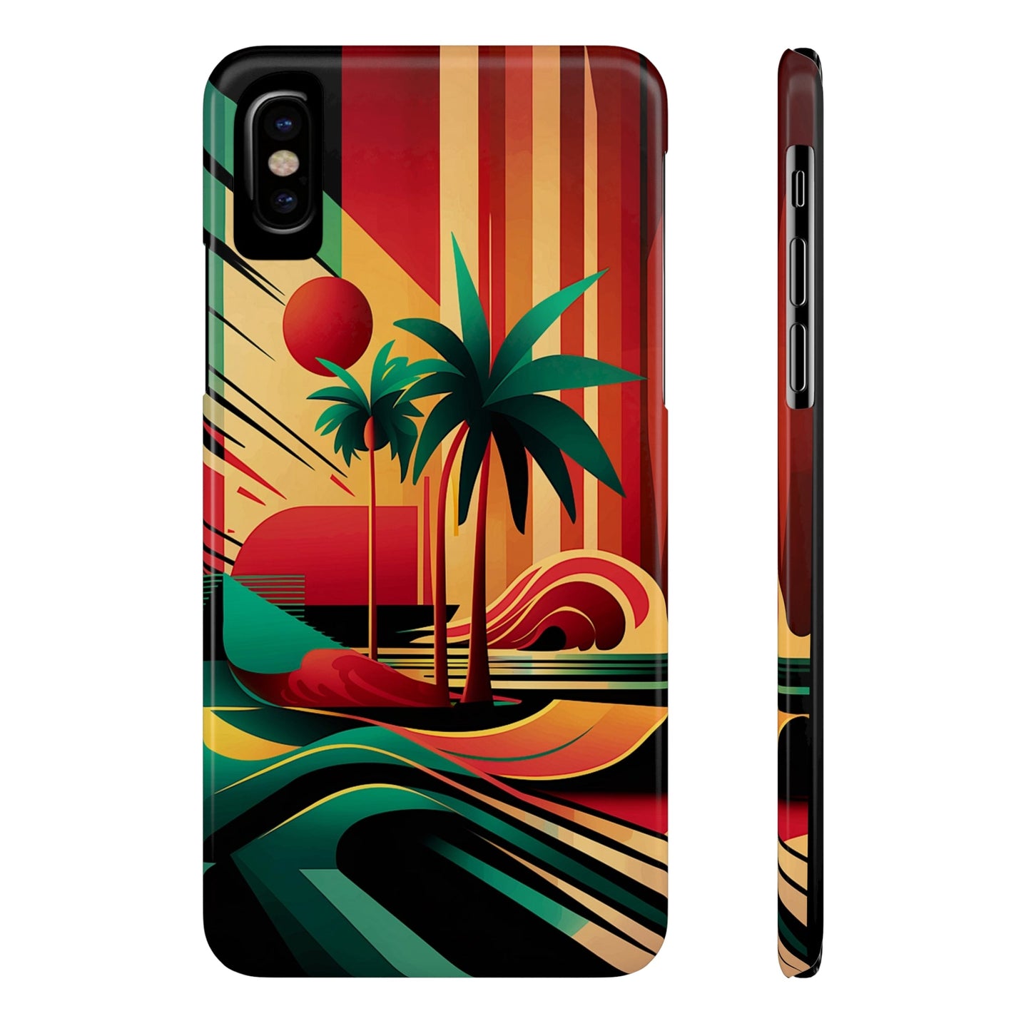 Beach Painting Slim Phone Case - Colorwink