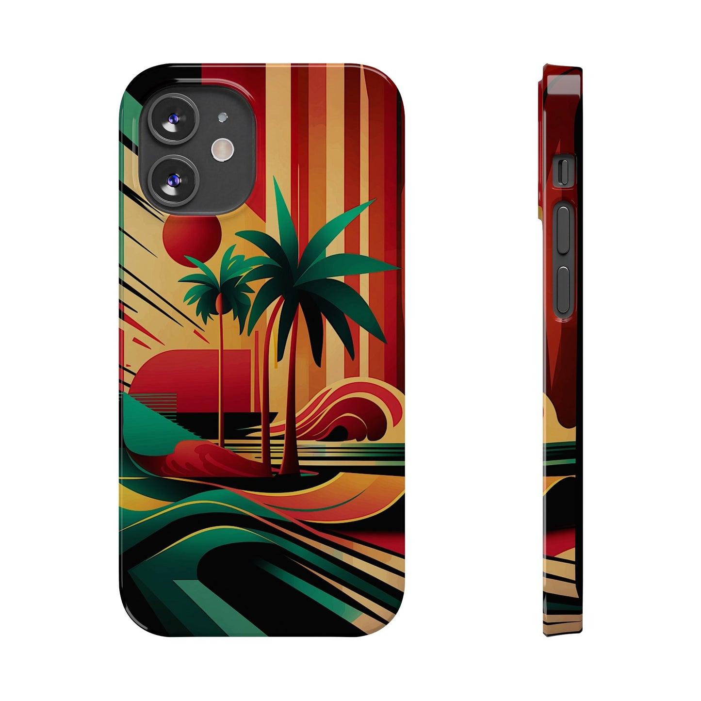 Beach Painting Slim Phone Case - Colorwink