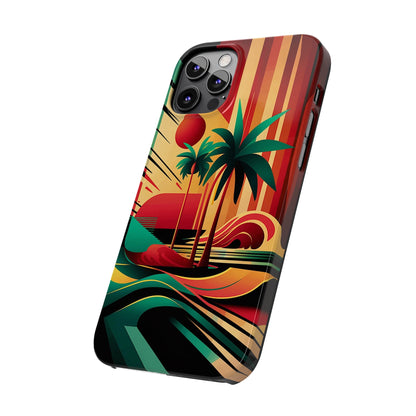 Beach Painting Slim Phone Case - Colorwink