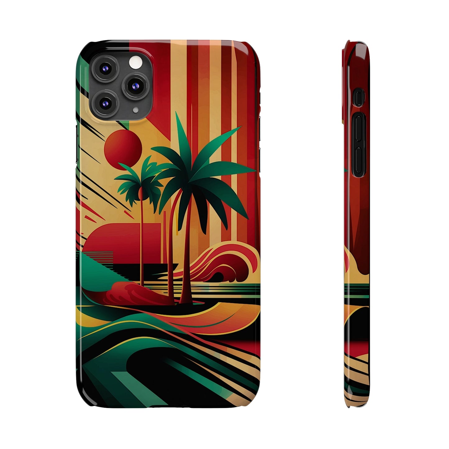 Beach Painting Slim Phone Case - Colorwink