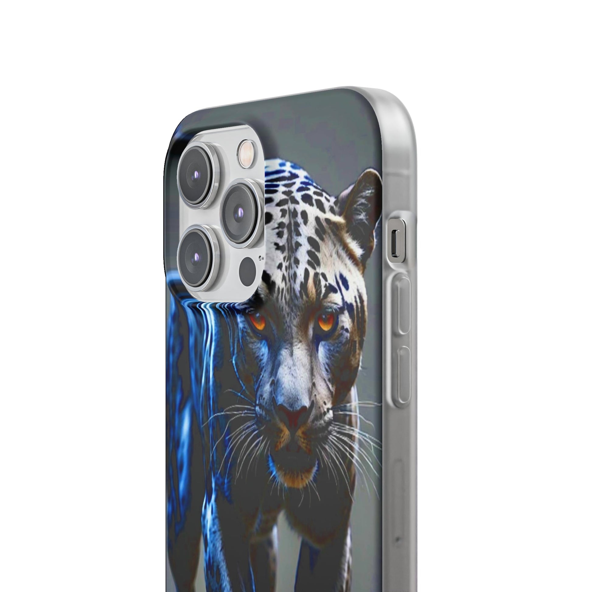 Beautiful Chromed panther Flexi Case - Colorwink