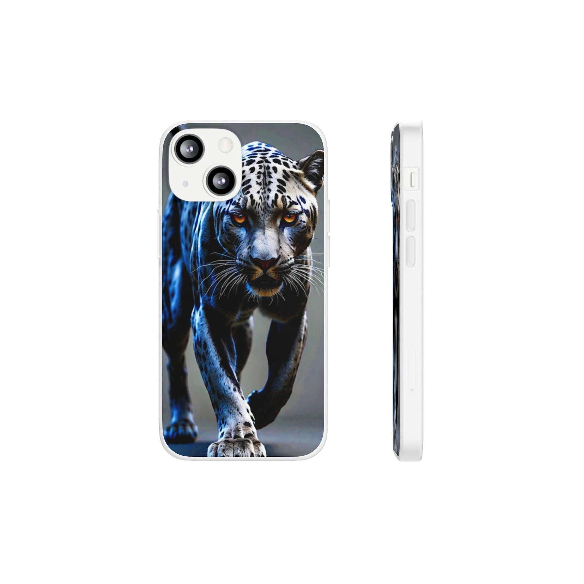 Beautiful Chromed panther Flexi Case - Colorwink