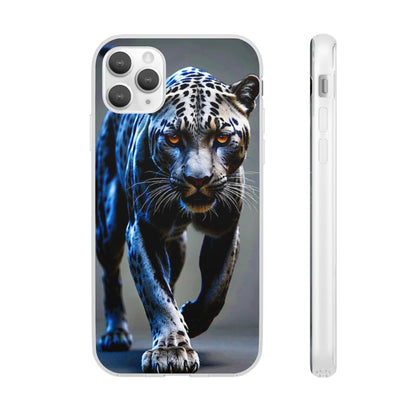 Beautiful Chromed panther Flexi Case - Colorwink