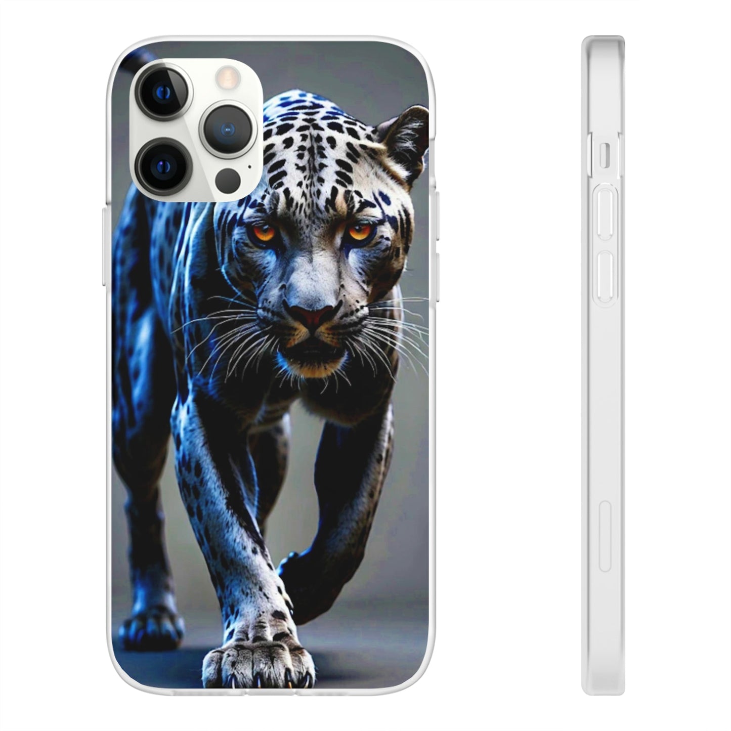 Beautiful Chromed panther Flexi Case - Colorwink