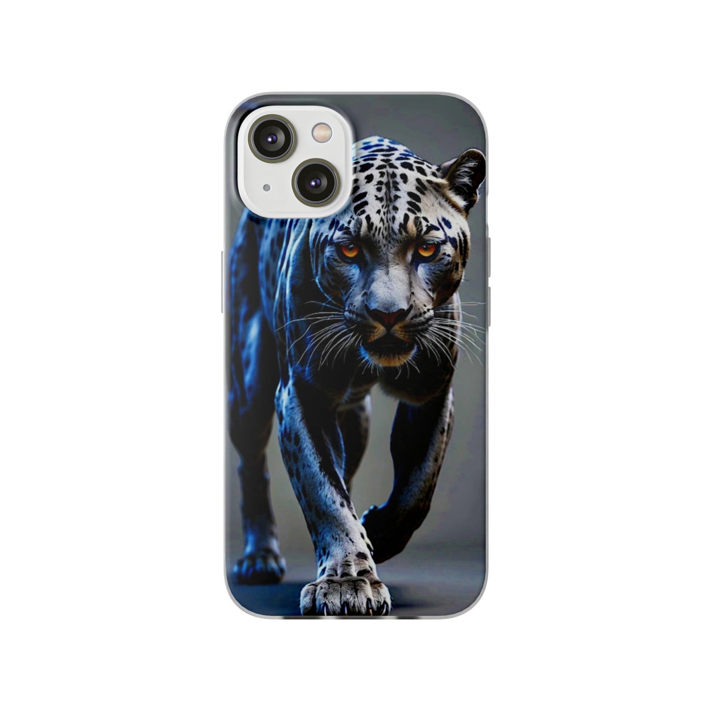 Beautiful Chromed panther Flexi Case - Colorwink