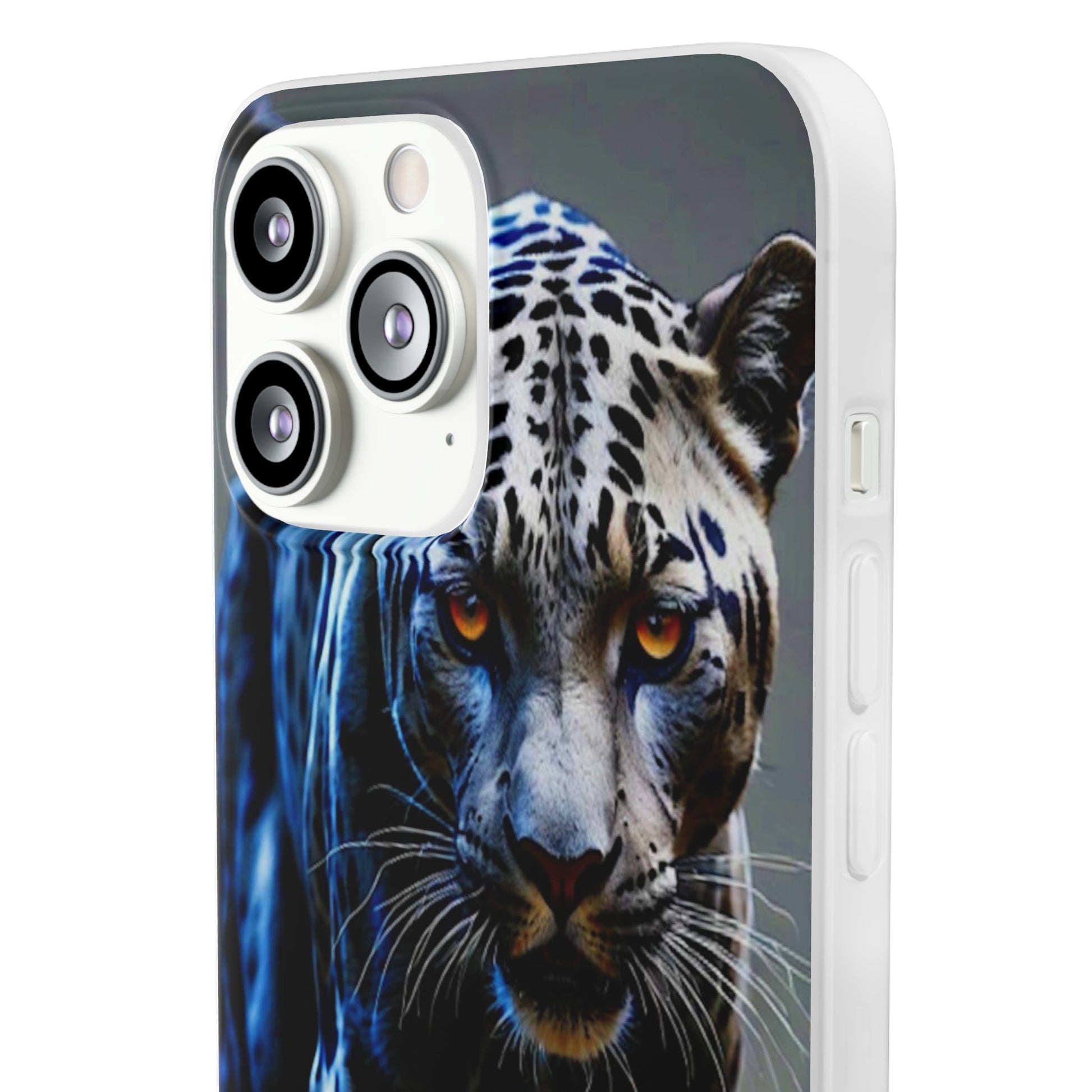 Beautiful Chromed panther Flexi Case - Colorwink