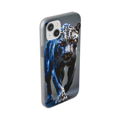 Beautiful Chromed panther Flexi Case - Colorwink