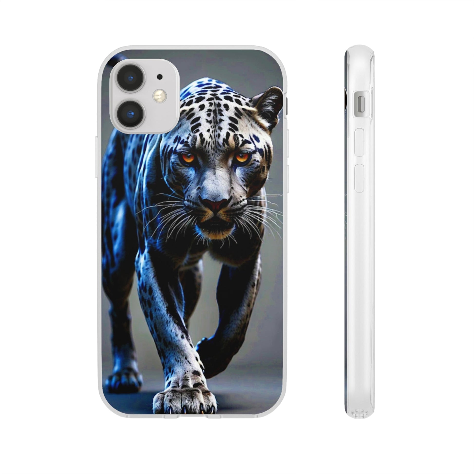 Beautiful Chromed panther Flexi Case - Colorwink