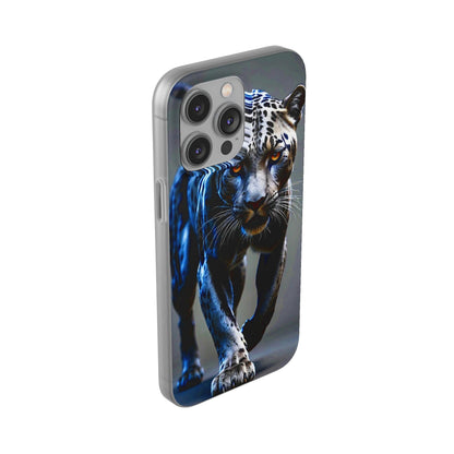 Beautiful Chromed panther Flexi Case - Colorwink