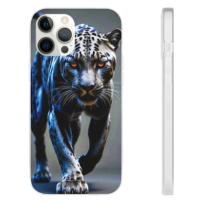 Beautiful Chromed panther Flexi Case - Colorwink