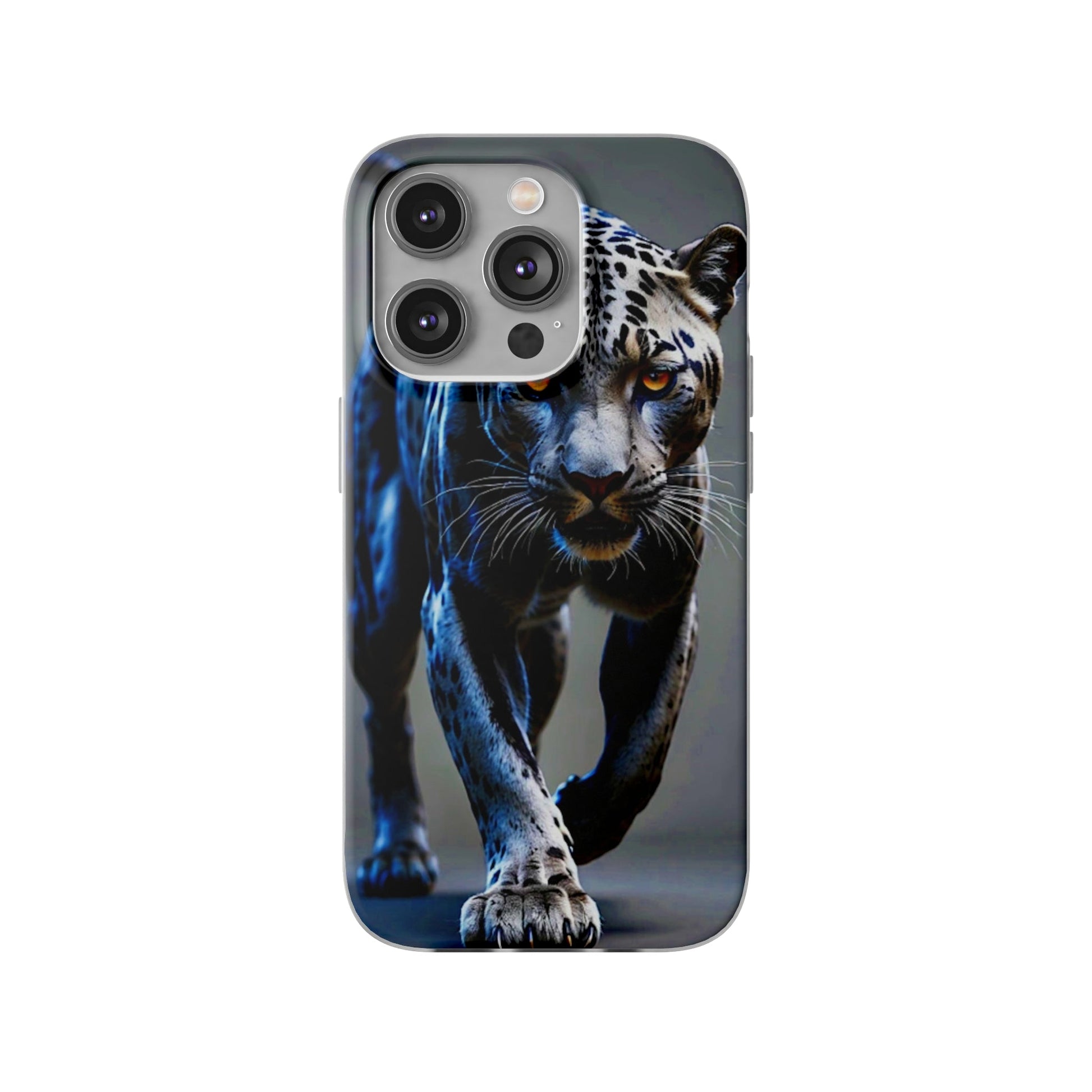 Beautiful Chromed panther Flexi Case - Colorwink