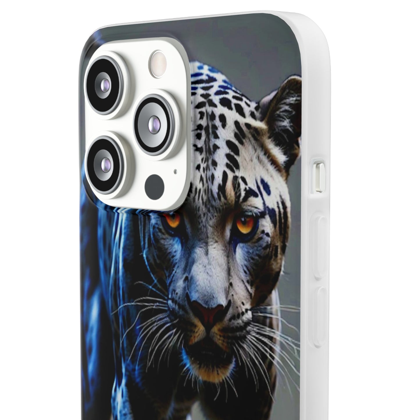 Beautiful Chromed panther Flexi Case - Colorwink