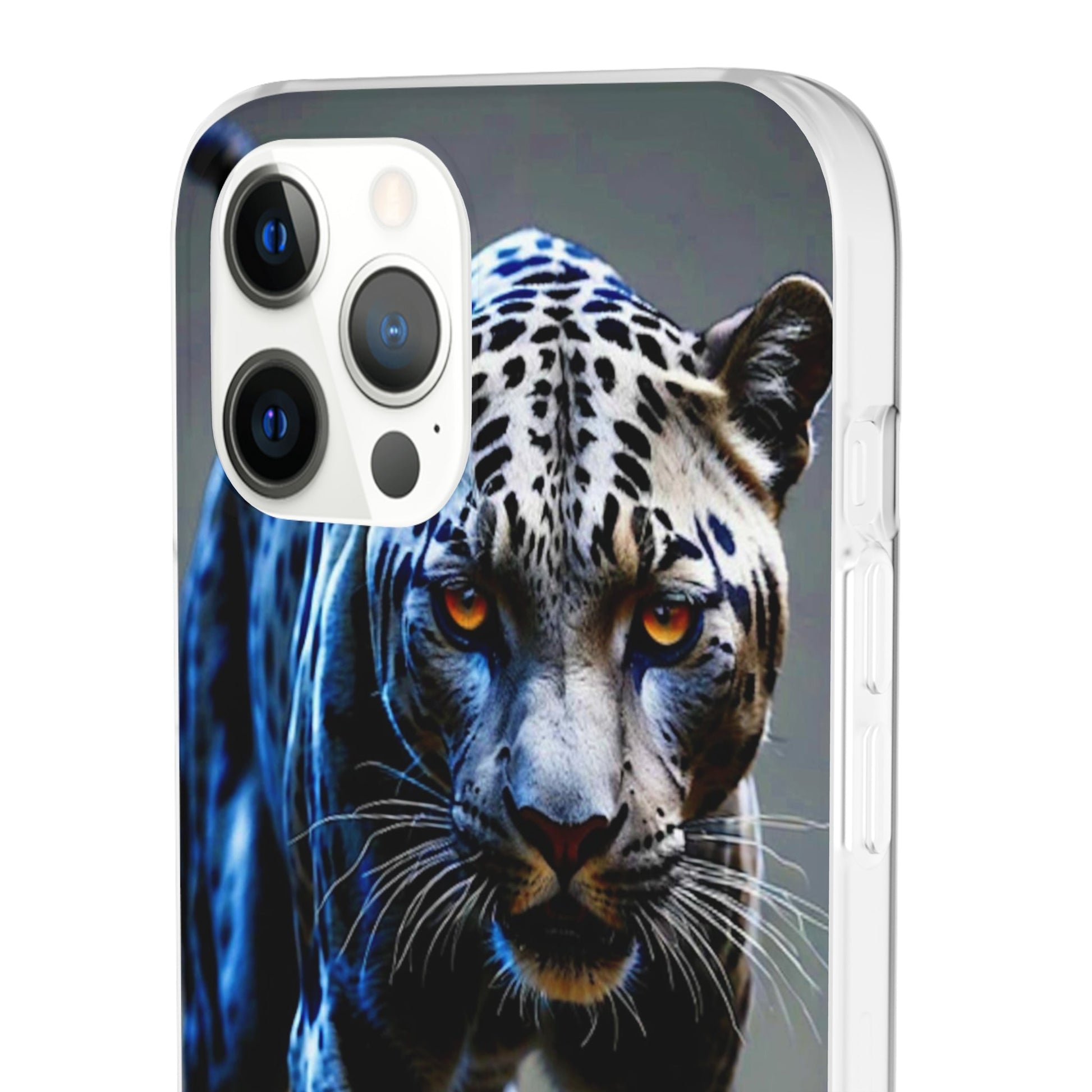 Beautiful Chromed panther Flexi Case - Colorwink