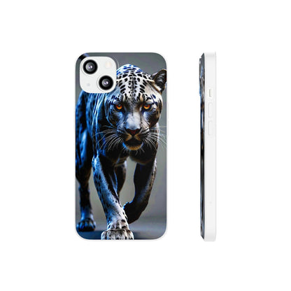 Beautiful Chromed panther Flexi Case - Colorwink