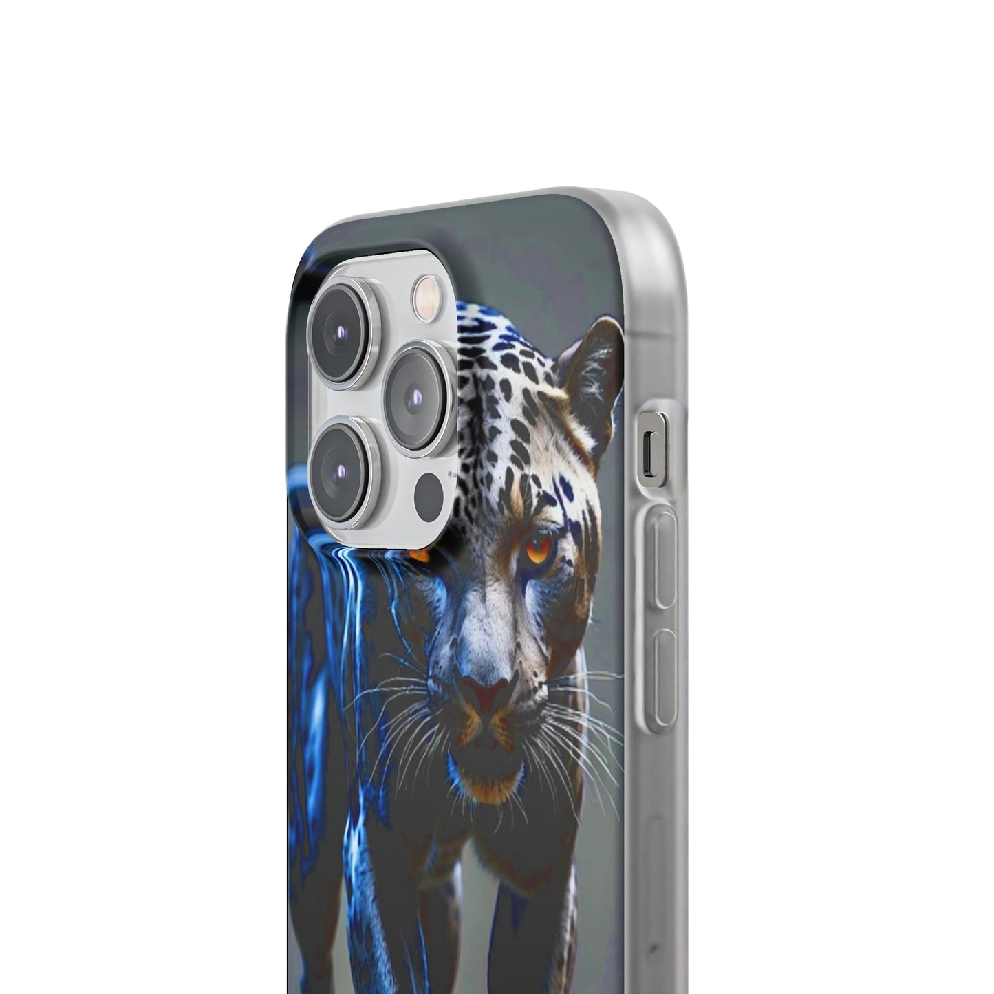 Beautiful Chromed panther Flexi Case - Colorwink