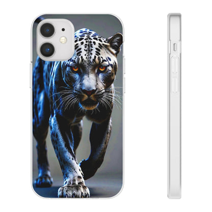 Beautiful Chromed panther Flexi Case - Colorwink