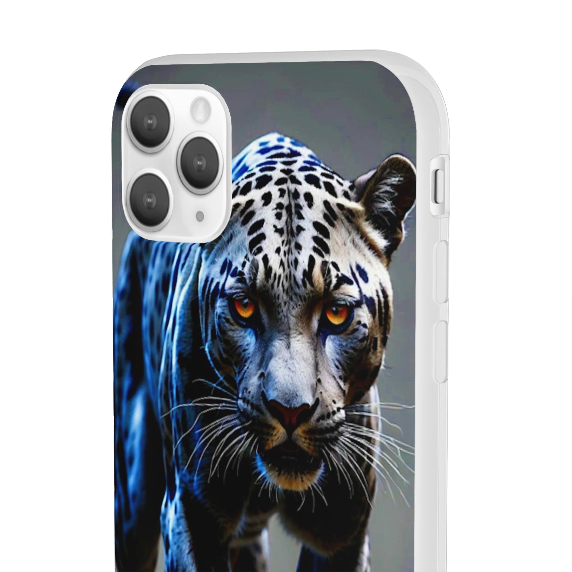 Beautiful Chromed panther Flexi Case - Colorwink