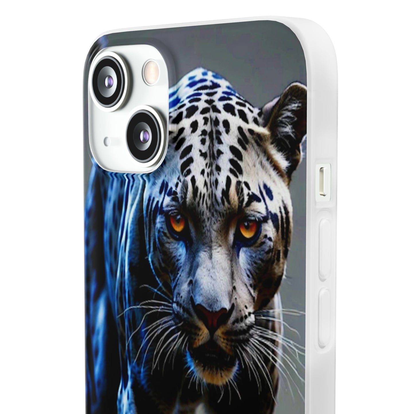 Beautiful Chromed panther Flexi Case - Colorwink