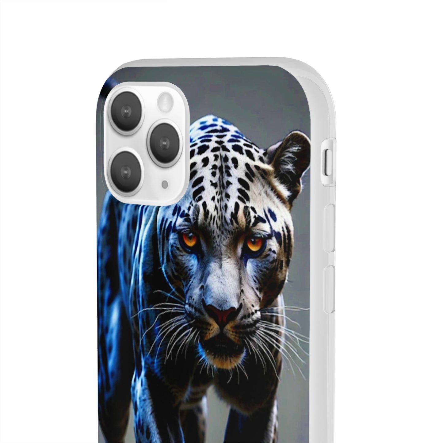 Beautiful Chromed panther Flexi Case - Colorwink