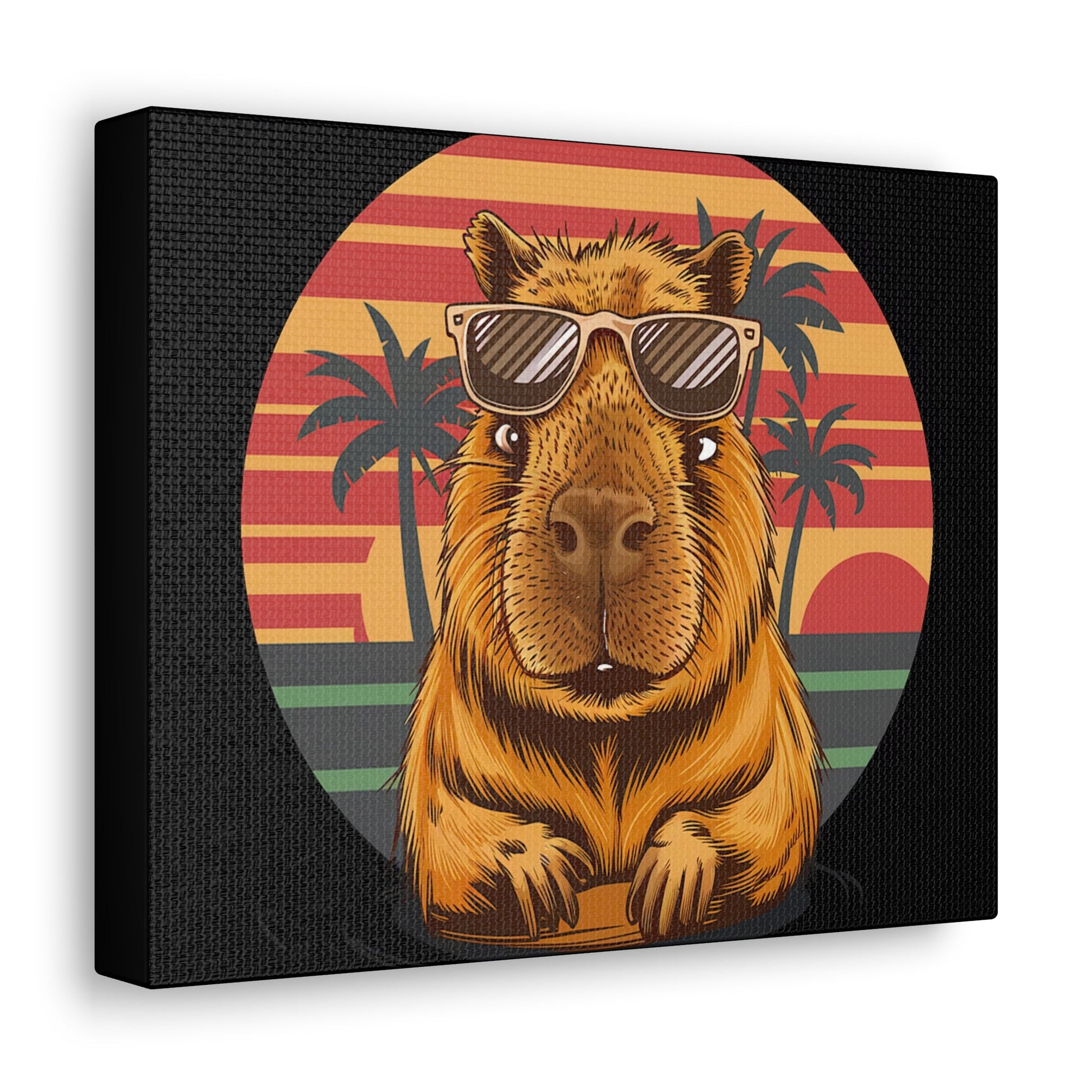 Beaver Art Canvas - Colorwink