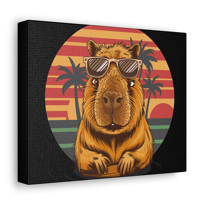 Beaver Art Canvas - Colorwink