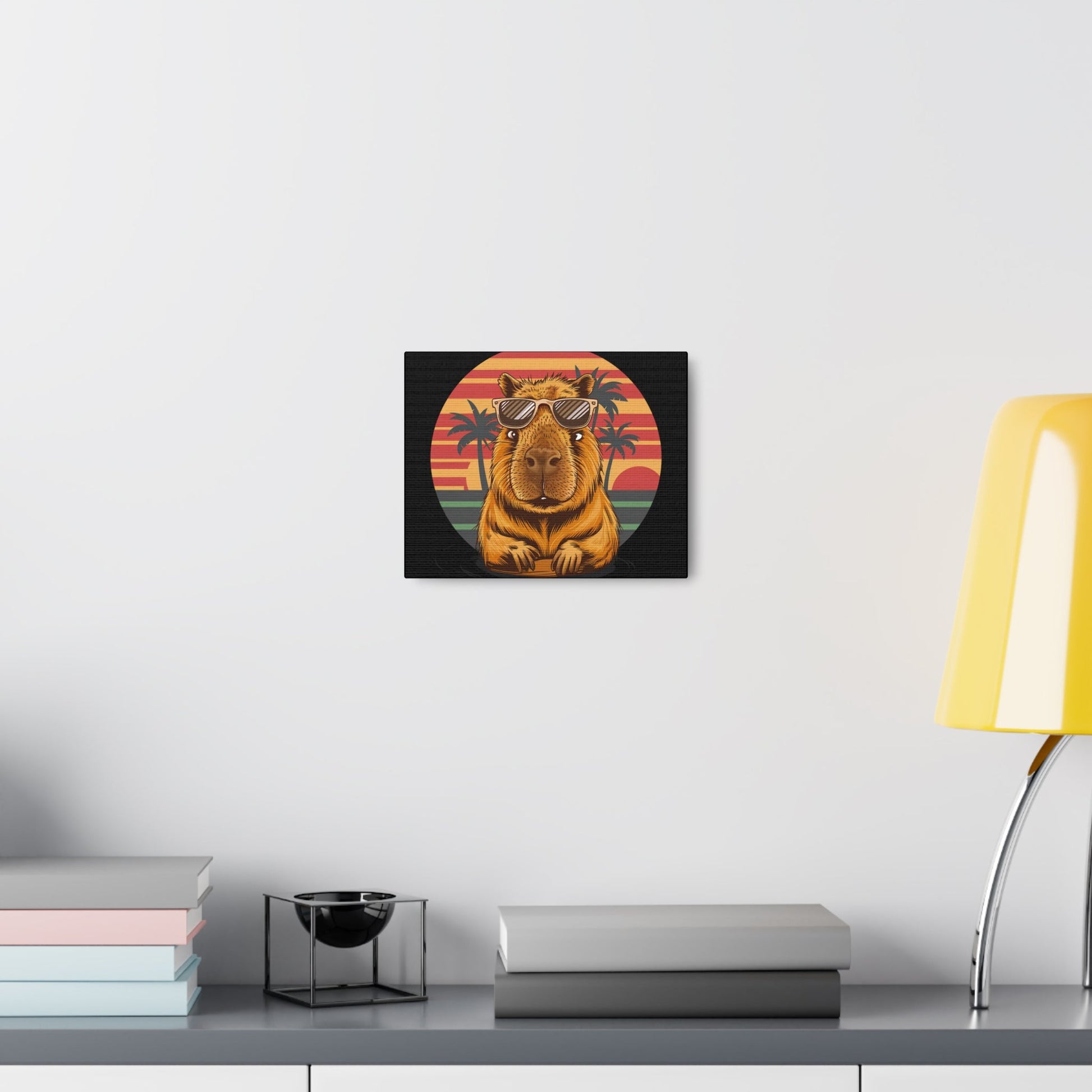 Beaver Art Canvas - Colorwink