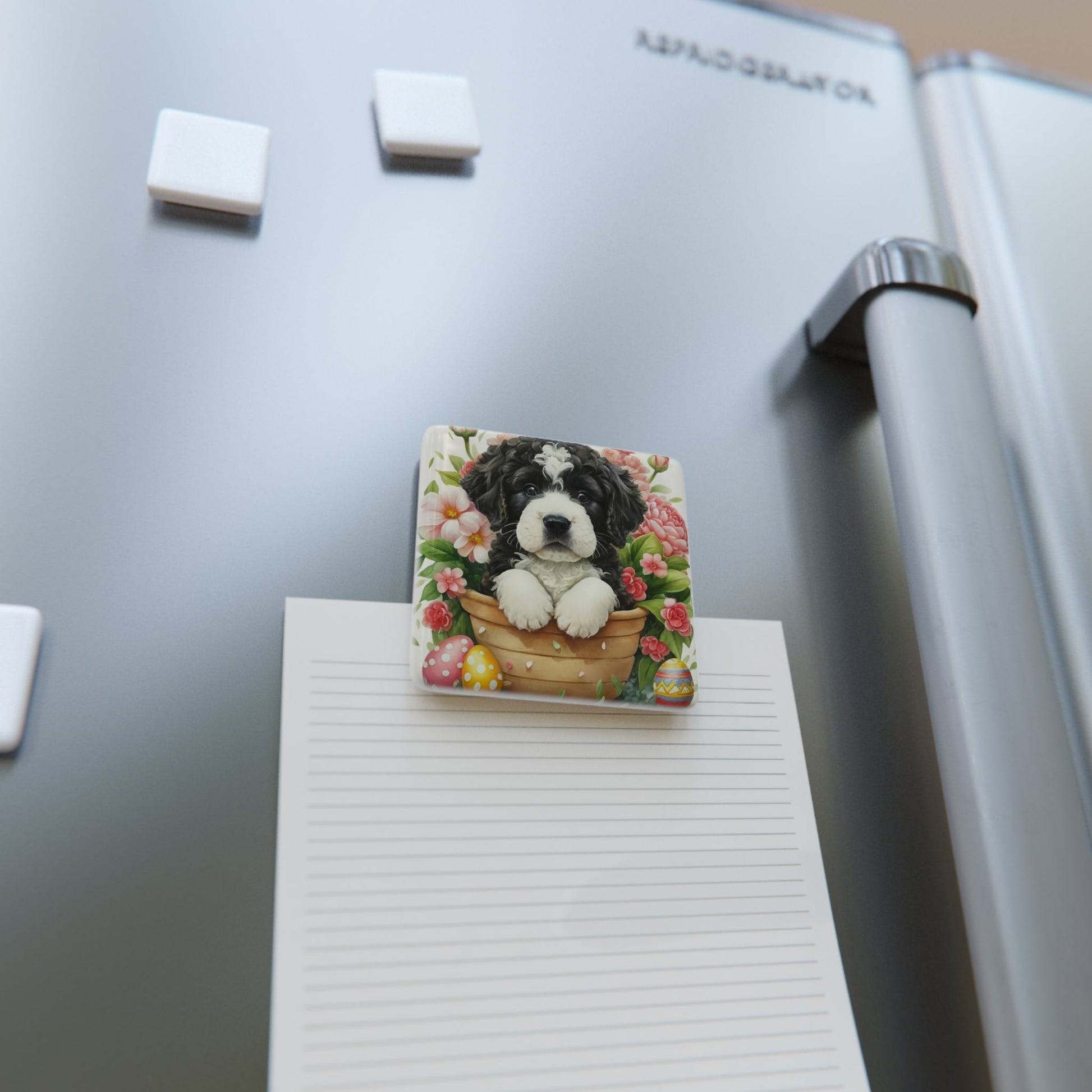 Bernese Puppy Fridge Magnet - Colorwink