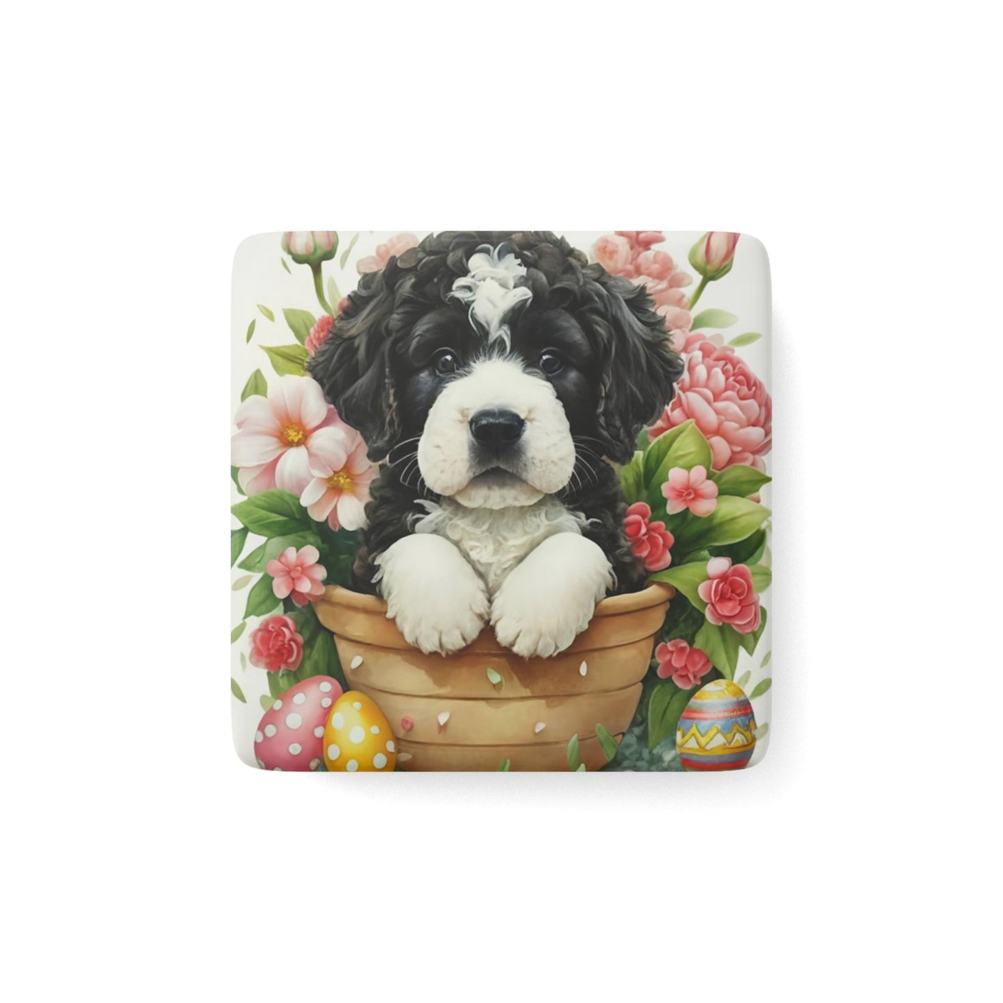 Bernese Puppy Fridge Magnet - Colorwink