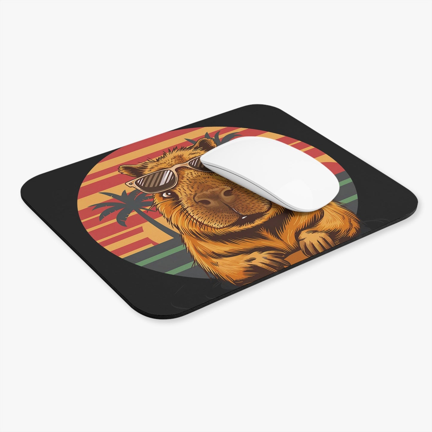 Big nose Beaver Mouse Pad - Colorwink