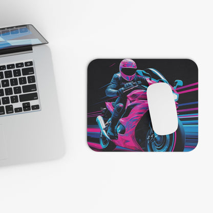 Biker Girl Mouse Pad - Colorwink