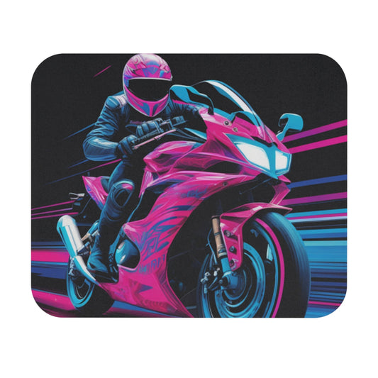 Biker Girl Mouse Pad - Colorwink