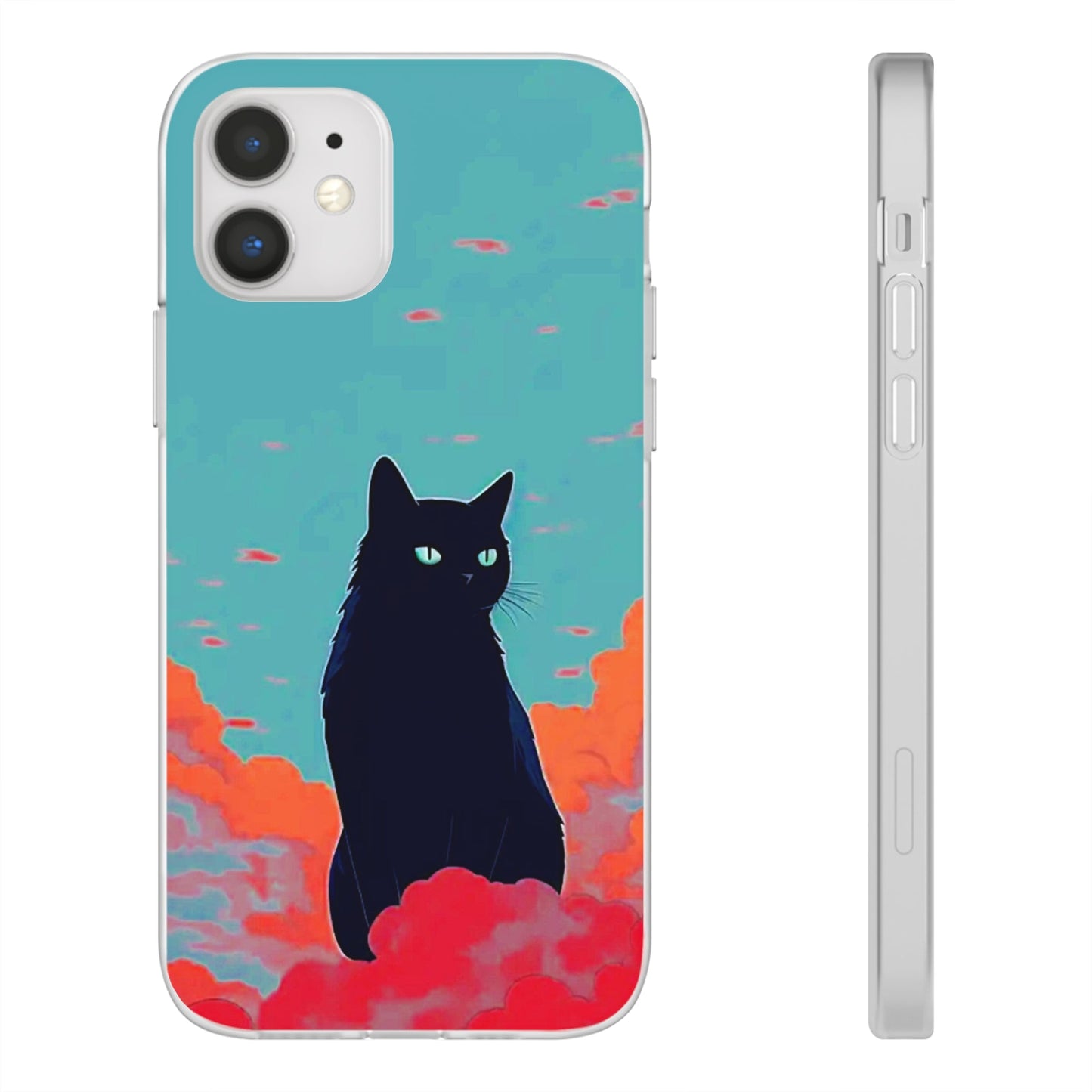 Black Cat Flexi Case - Colorwink