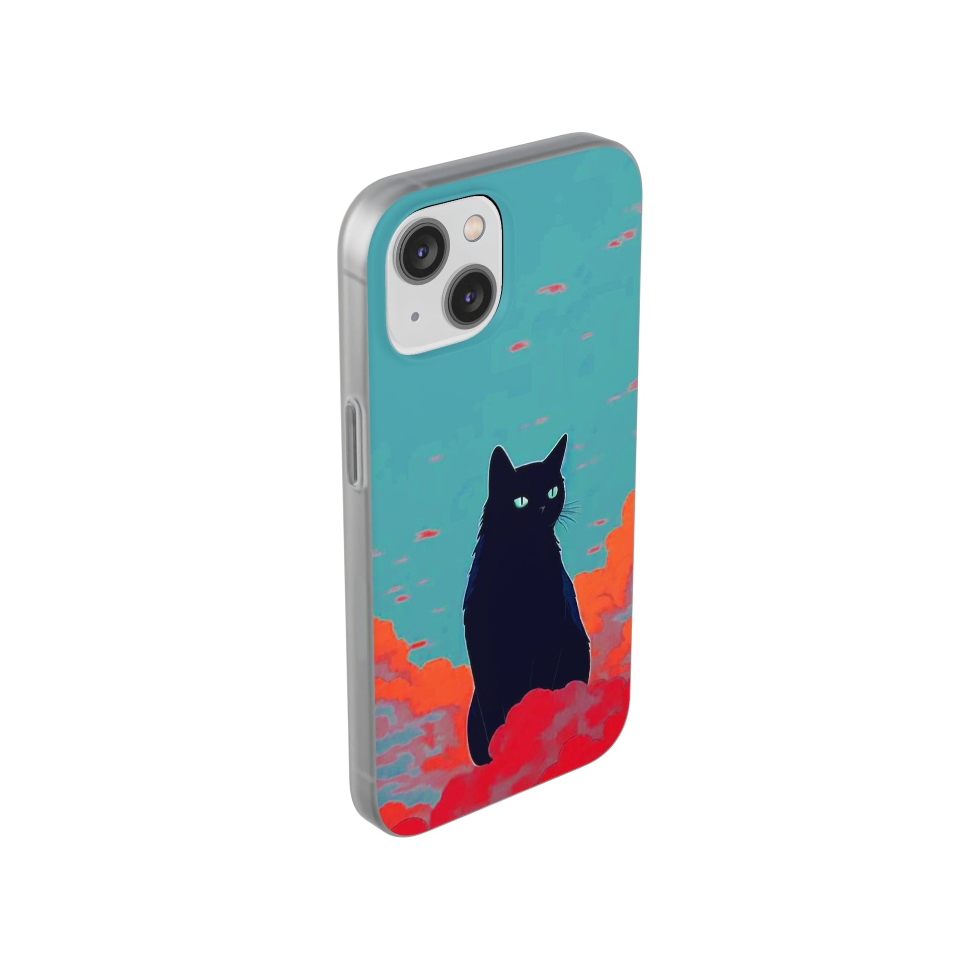 Black Cat Flexi Case - Colorwink