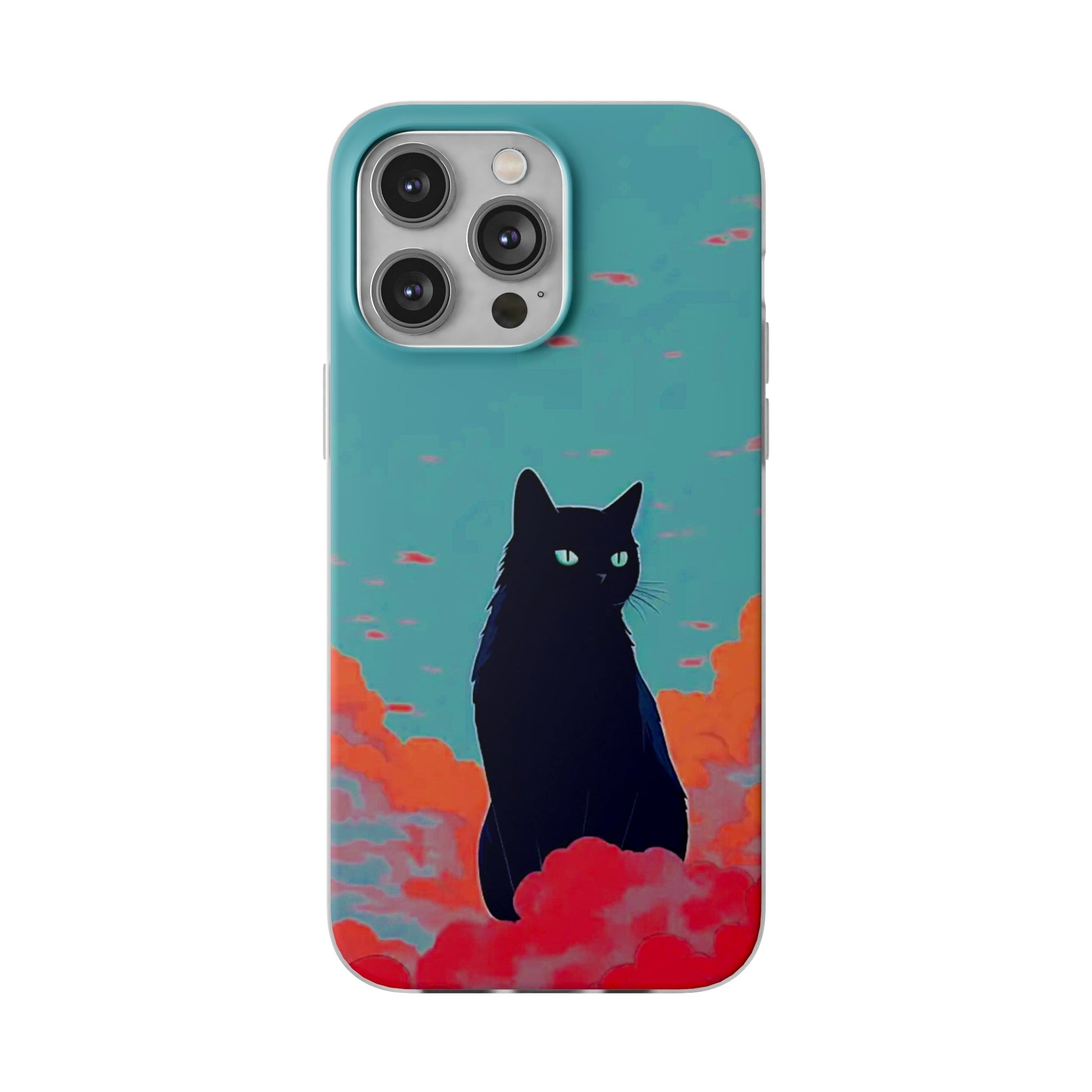 Black Cat Flexi Case - Colorwink