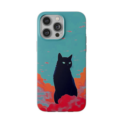 Black Cat Flexi Case - Colorwink