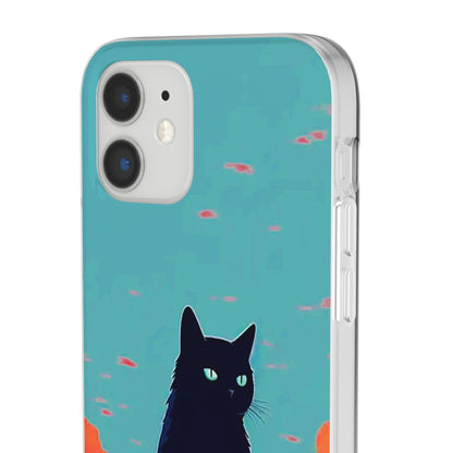 Black Cat Flexi Case - Colorwink