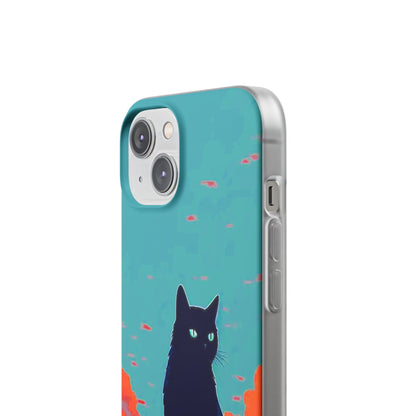 Black Cat Flexi Case - Colorwink