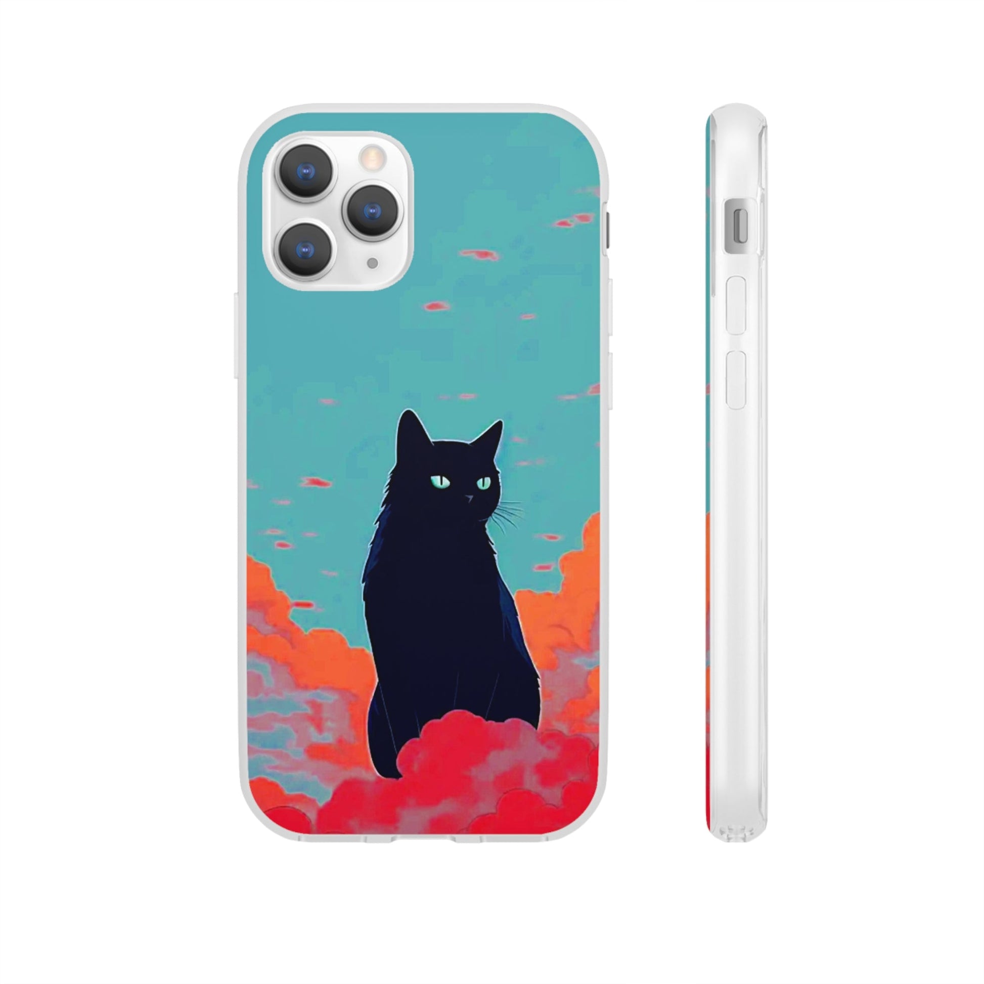 Black Cat Flexi Case - Colorwink