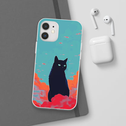 Black Cat Flexi Case - Colorwink