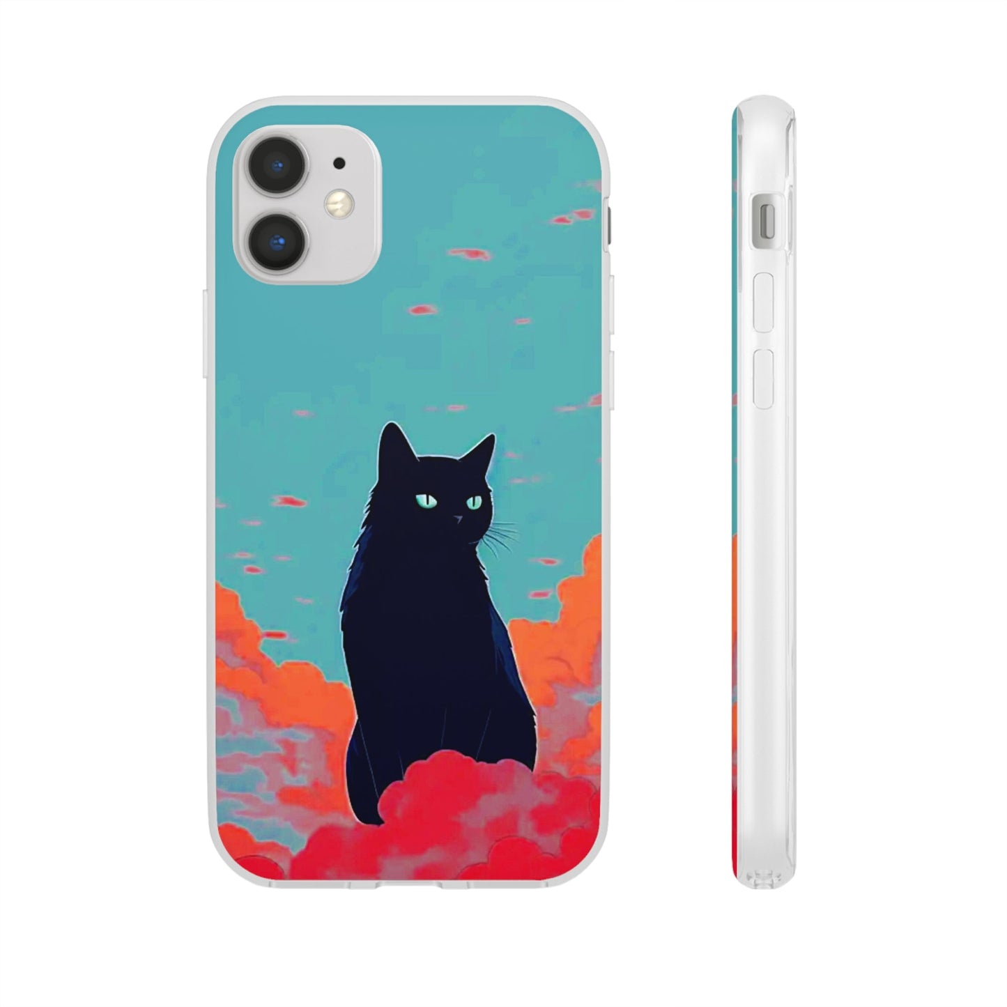 Black Cat Flexi Case - Colorwink