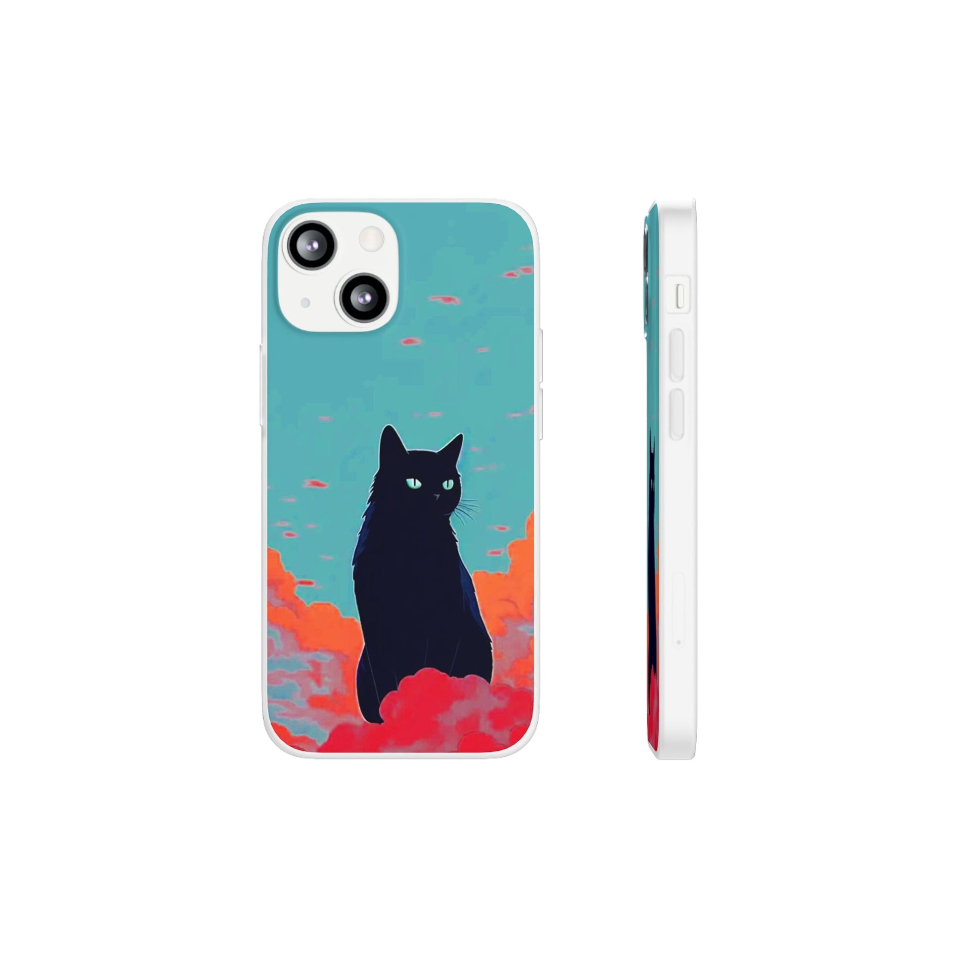 Black Cat Flexi Case - Colorwink