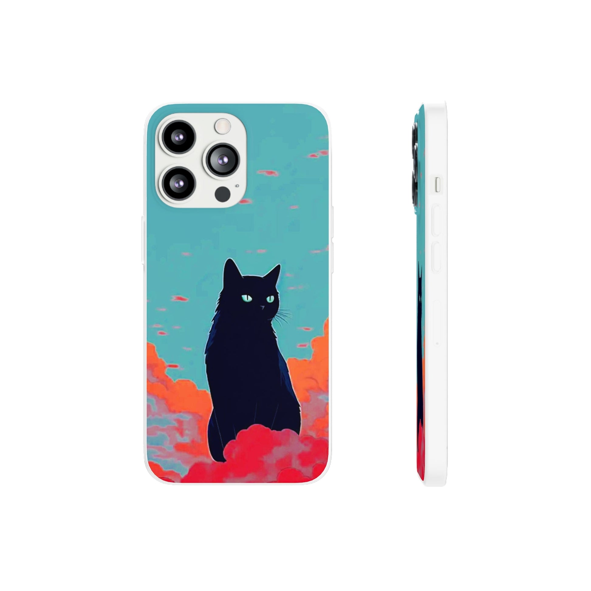 Black Cat Flexi Case - Colorwink