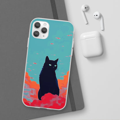 Black Cat Flexi Case - Colorwink