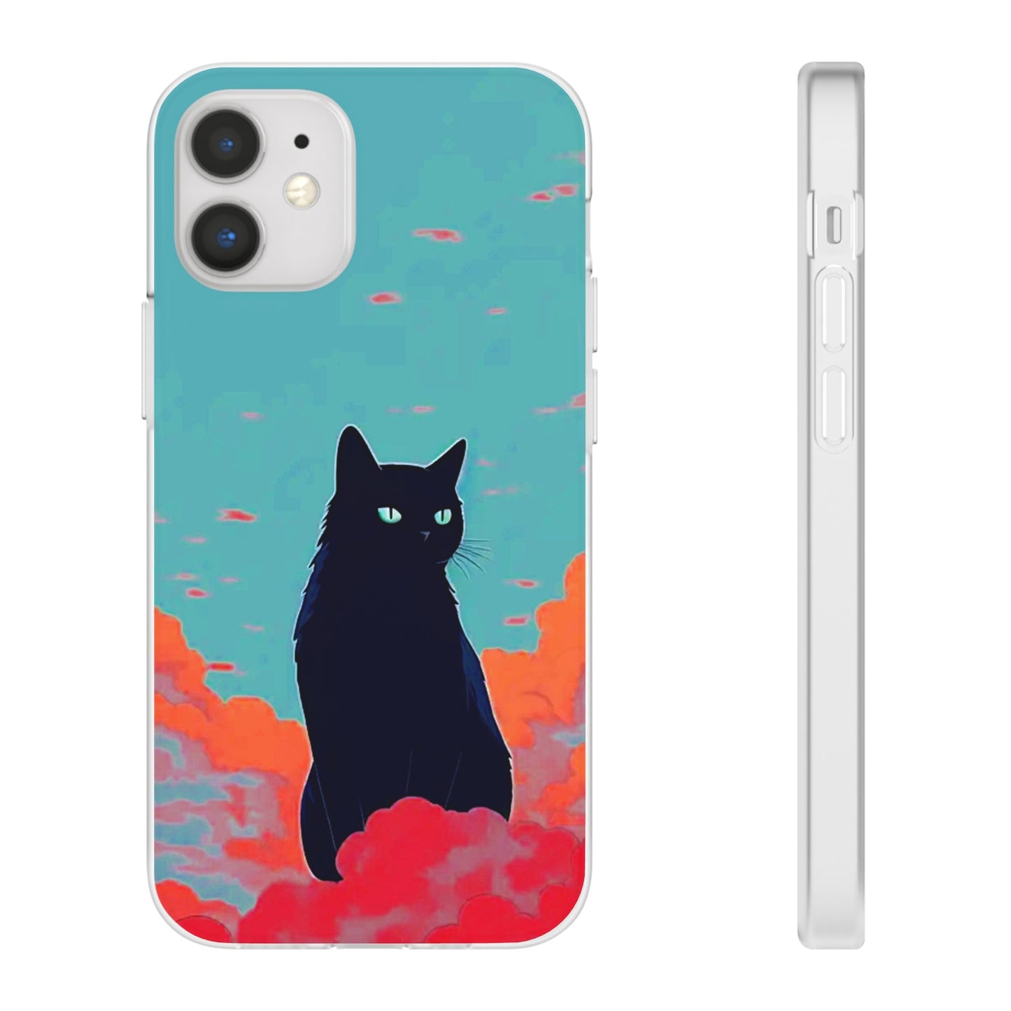 Black Cat Flexi Case - Colorwink