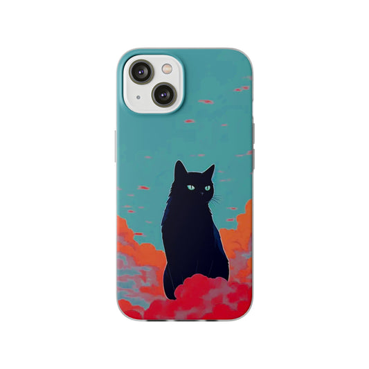 Black Cat Flexi Case - Colorwink